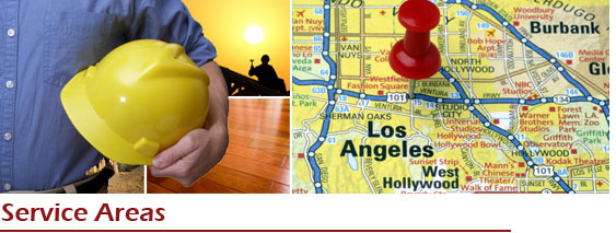 Service Areas - Los Angeles County, Orange County and Ventura County, California